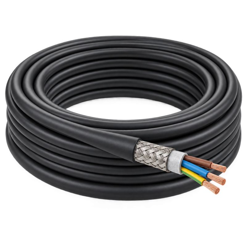 Câble électrique blindé